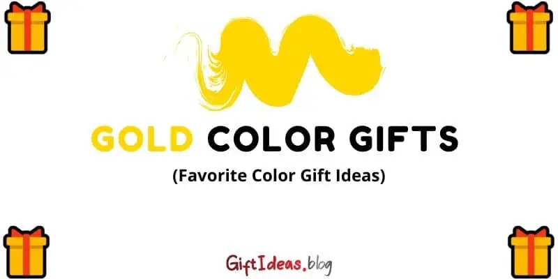Gold color gifts