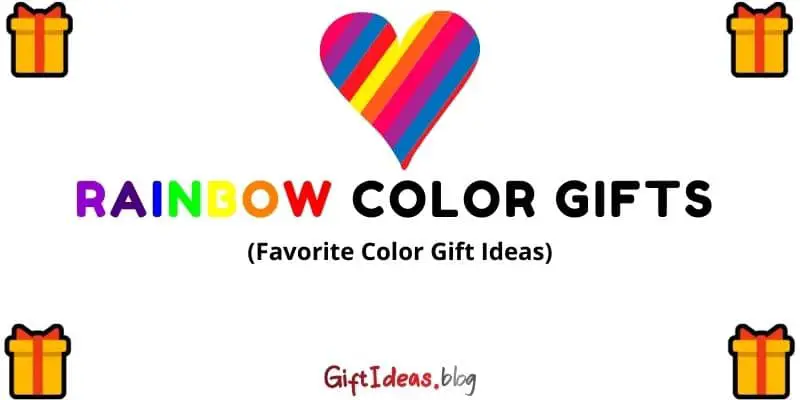 Rainbow color gifts