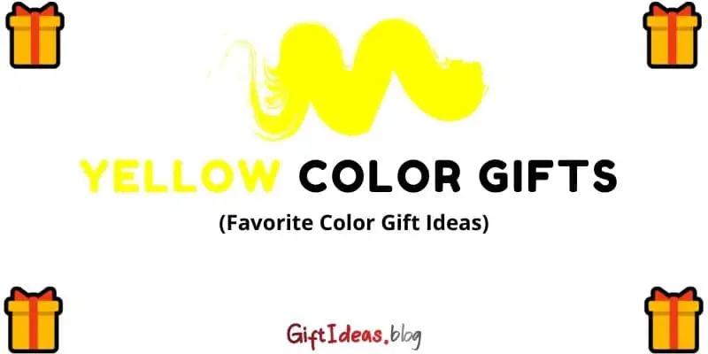 Yellow color gifts